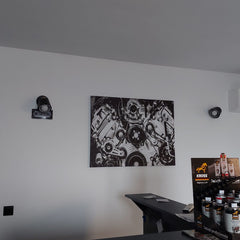 Tablou canvas industrial motor masina V8 ENGINE