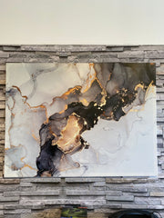 Tablou canvas efect de marmura abstract modern art MODEL 23