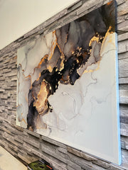 Tablou canvas efect de marmura abstract modern art MODEL 23