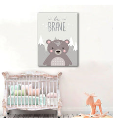 Tablou motivational copii BE BRAVE
