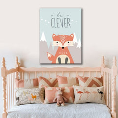 Tablou canvas camera copii vulpe BE CLEVER