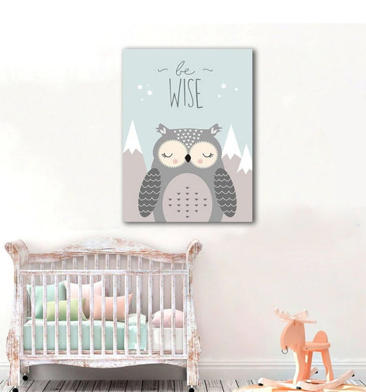 Tablou camera copii BE WISE