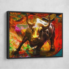 Tablou canvas BULL RALLY