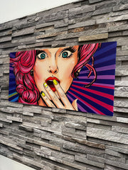 Tablou canvas pop art woman