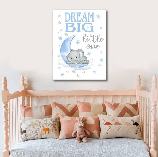 Tablou canvas camera baieti DREAM BIG LITTLE BOY 1 PIECE