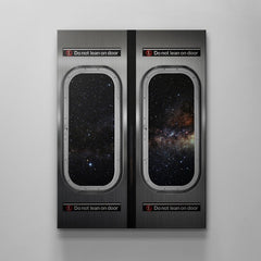 Tablou canvas 3d space SPACE TRAIN