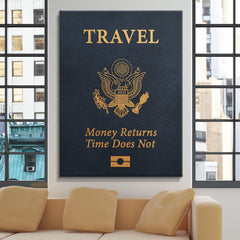 Tablou canvas travel PASSPORT