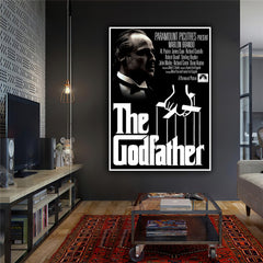 Tablou canvas poster original film The Godfather nasul cadoul perfect barbati prieteni decorare design birou dormitor fabricat in romania