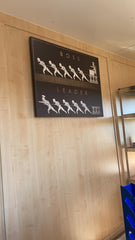 Tablou Canvas motivational pentru birou decoratiuni office design interior cadouri pentru sefi fabricat in romania leader Boss vs leader