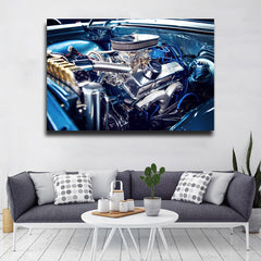 Tablou canvas masini retro CHEVY ENGINE