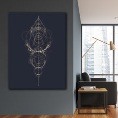 Tablou canvas abstract MOON PHASES