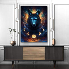 Tablou canvas abstract FANTASY WOLF