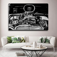 Tablou canvas masini retro BIG BLOCK ENGINE