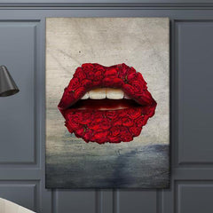Tablou canvas Rose lips