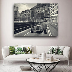 Tablou canvas masini retro de curse F1 OLD RETRO CAR