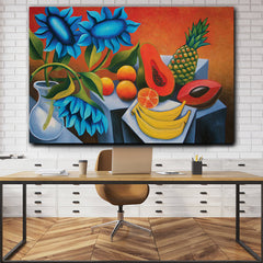 Tablou canvas pictura in ulei oil art CUBAN FRUITS