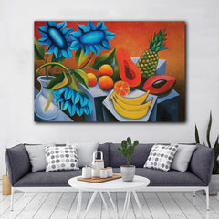 Tablou canvas pictura in ulei oil art CUBAN FRUITS
