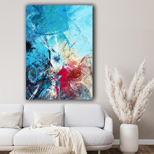 Tablou abstract pictura albastru MODEL 21