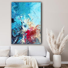 Tablou abstract pictura albastru MODEL 21