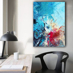 Tablou abstract pictura albastru MODEL 21