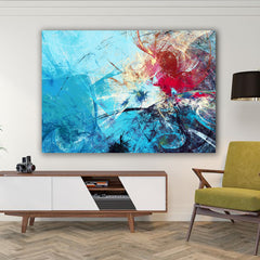 Tablou abstract pictura albastru MODEL 21