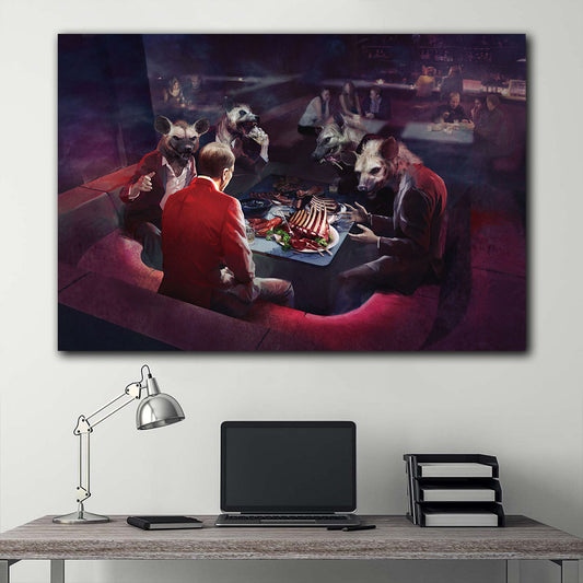 Tablou canvas motivational poker Fake friends