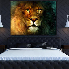 Tablou canvas leu ABSTRACT BEAUTIFUL LION
