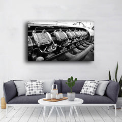 Tablou canvas masini retro OLD BMW MOTOR