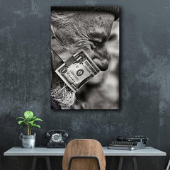 Tablou canvas banii vorbesc Money talks