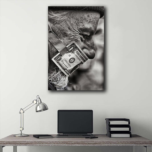 Tablou canvas banii vorbesc Money talks