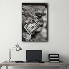 Tablou canvas banii vorbesc Money talks