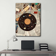 Tablou canvas VINYL RETRO