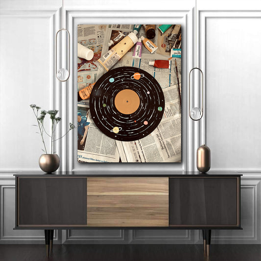 Tablou canvas VINYL RETRO