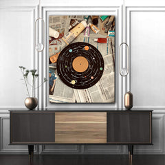 Tablou canvas VINYL RETRO