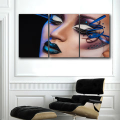 Tablou canvas machiaj Hairstyle Salon Makeup