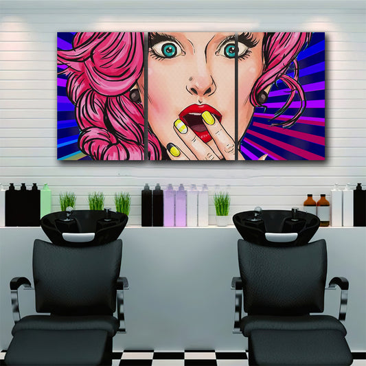 Tablou canvas pop art woman