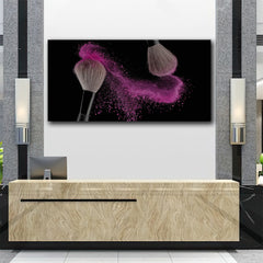 Tablou multicanvas machiaj makeup brush