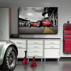 Tablou canvas masini retro VINTAGE MASERATI F1 CAR