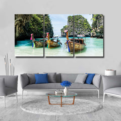 Tablou multicanvas barca thailanda THAILANDA BOAT 2