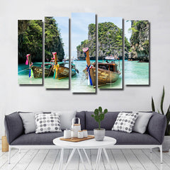 Tablou multicanvas barca thailanda THAILANDA BOAT 2