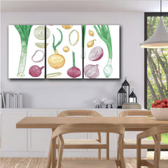 Tablou canvas bucatarie Ceapa