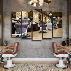 Tablou canvas decor frizerie BARBER SHOP