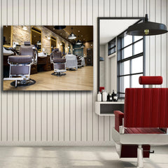 Tablou canvas decor frizerie BARBER SHOP