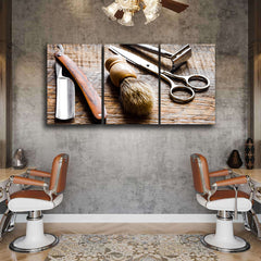 tablou canvas barbershop OLD TOOLS