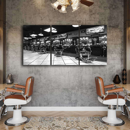 Set tablouri decor frizerie NOIR SALOON