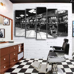 Set tablouri decor frizerie NOIR SALOON