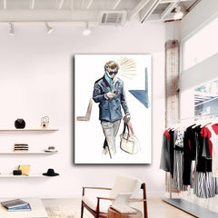 Tablou canvas fashion class man MODEL 17