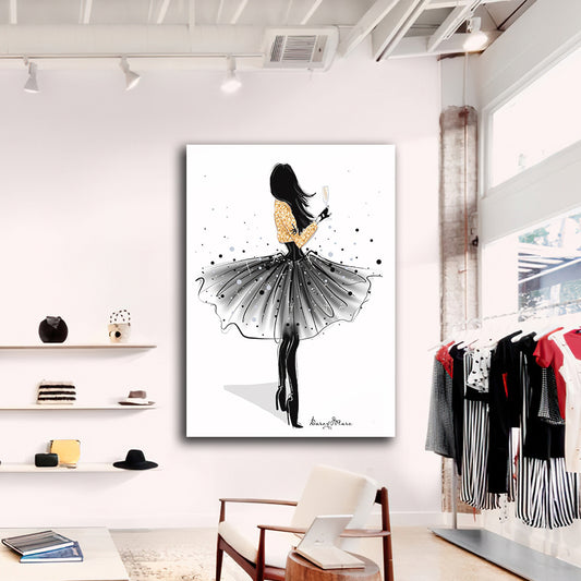 Tablou canvas Ballerina fashion design MODEL 9