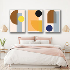 Set 3 tablouri canvas moderne minimaliste MODEL 2