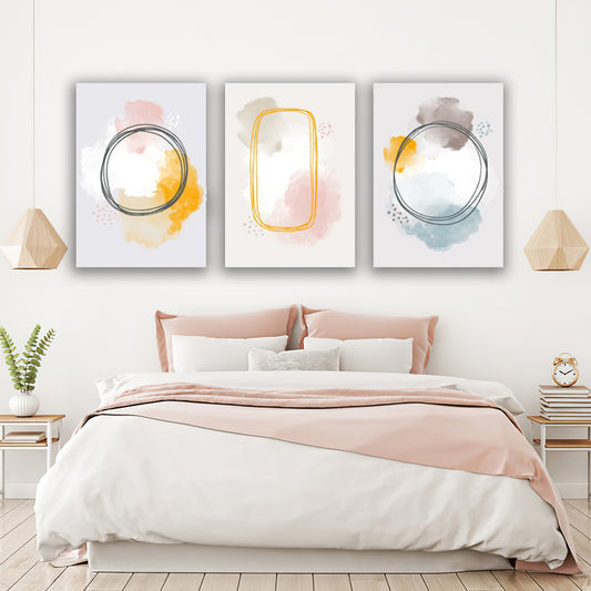 Set 3 tablouri canvas moderne minimaliste MODEL 29